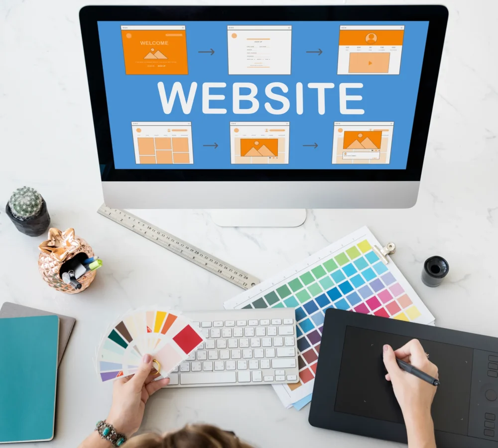 web-template-website-design-concept
